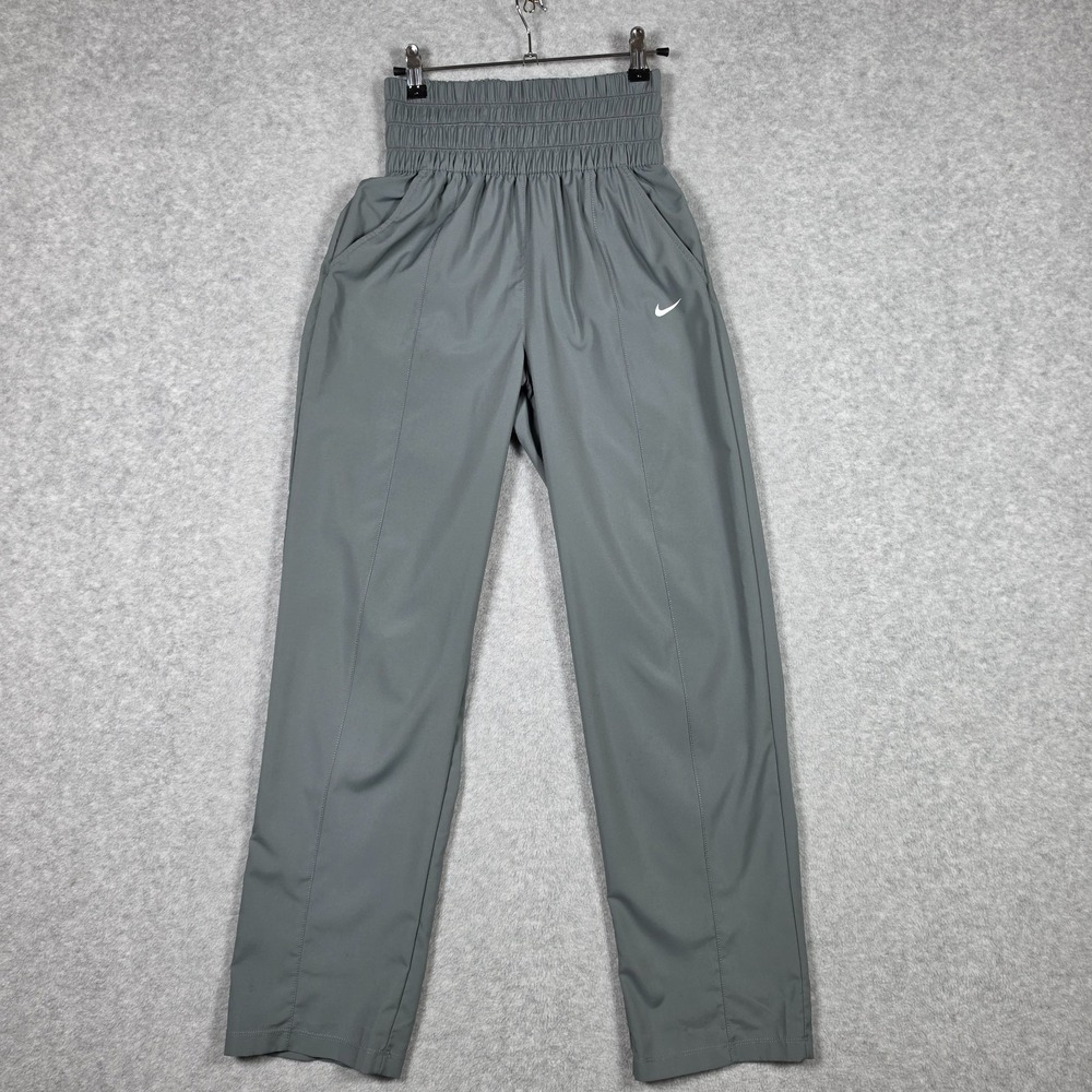 Nike Dri-FIT Athletic Pants Womens Size XS Light Army Ultra High Waisted/ Rise